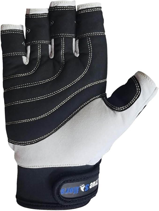 MRX Sailing Gloves for Men & Women 3/4 Finger Grip Great for Sailing, Yachting, Paddling, Kayaking, Fishing, Dinghying Water Sports
