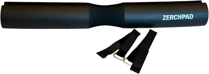 Barbell Pad Squat Pad Designed Specifically for Zercher Squats - Great for Zercher Squats, Front Squats and Hip Thrusts — Extra Long Length—Fit Standard and Olympic Bars Perfectly