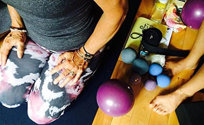 Tune Up Fitness – Alpha Ball | Large Therapy Ball | Massage Ball for Myofascial Release, Pain Relief - Back, Shoulders, Hamstrings, Hips, Glutes