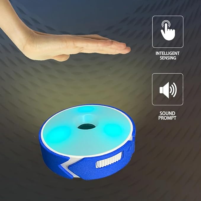 Response Agility Training Light, Children's Physical Fitness Training, Remote Control to Control Light Operation Blue 6 Lights+Remote Control