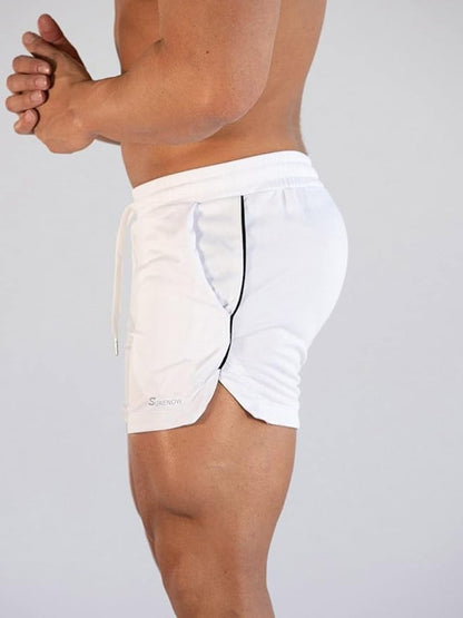 Surenow Mens Running Gym Shorts 3 Inch Breathable Lightweight Athletic Sport Shorts Training Workout Shorts with Pockets