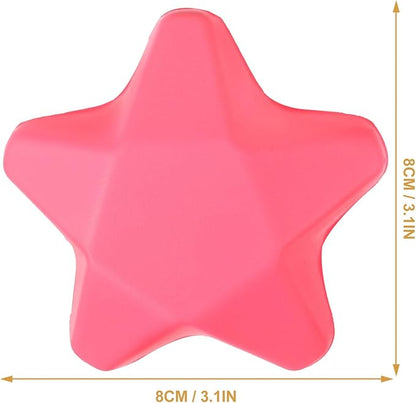 BESPORTBLE Finger Exercise Ball Hand Grip Strength Trainer, 4pcs Star Shaped Hand Grip Ball Finger Resistance Exercise Squeezer for Adults Hand Workout