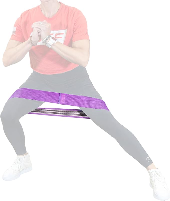 Serious Steel Fitness Hip and Glute Activation Band | Squat & Deadlift Warm-up Band for HIPS and Glutes