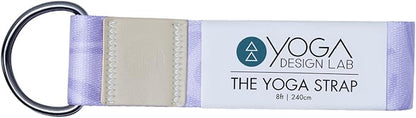 yogadesignlab YOGA DESIGN LAB | The Yoga Strap | Luxurious, Extra Long, Super Soft, Eco Printed | Studio Quality, Adjustable | Safely Stretch Further and Hold Longer | 8 ft Long