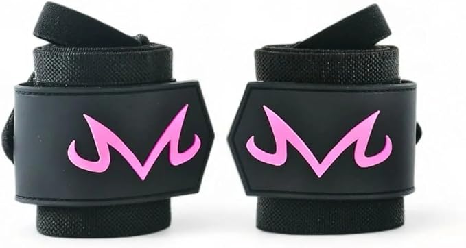 Anime Wrist Wraps Ideal for Weightlifting, Powerlifting, and Crossfit. One Size Fits All. Premium Wrist Support for Gym Workouts