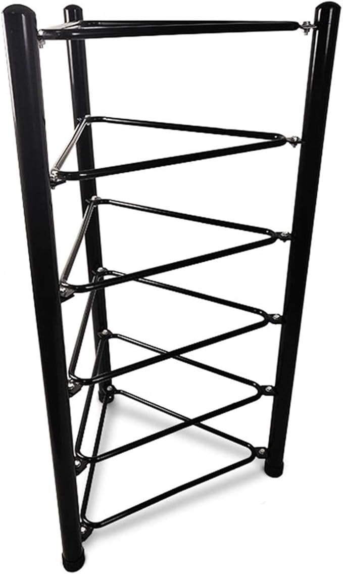 Ball Storage Organizer Rack Yoga Mat Holder Heavy Duty Half Yoga Ball Stand Racks, Metal Exercise Half Balls/Half Ball Balance Trainer Stands, Ideal for Gyms, Small Studio, Fitness Class ()