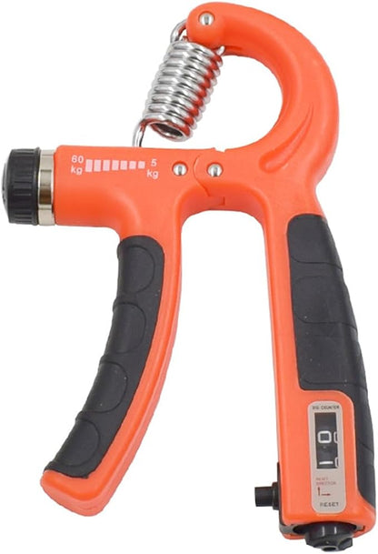 2 Pack Hand Grip Strength Trainer for Muscle Building with Counter, Adjustable Resistance 10-130 lbs, Wrist Forearm Strengthener Finger Strengthener