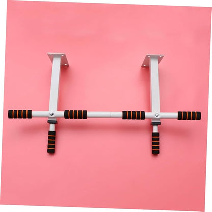 VANZACK Heavy Duty White Doorway Pull up Bar for Home Gym, Professional Upper Body Chin up Bar for Indoor Strength Training and Bodyweight Workouts