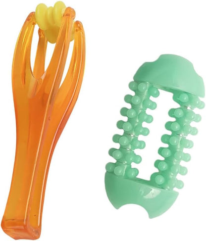 2 Pack Finger Massager Roller Set Hand Massager Trigger Finger Therapy Tool for Arthritis and Joint Pain Relief Blood Flow Circulation Improvement Repetitive Strain Relief Carpal Tunnel Symptom
