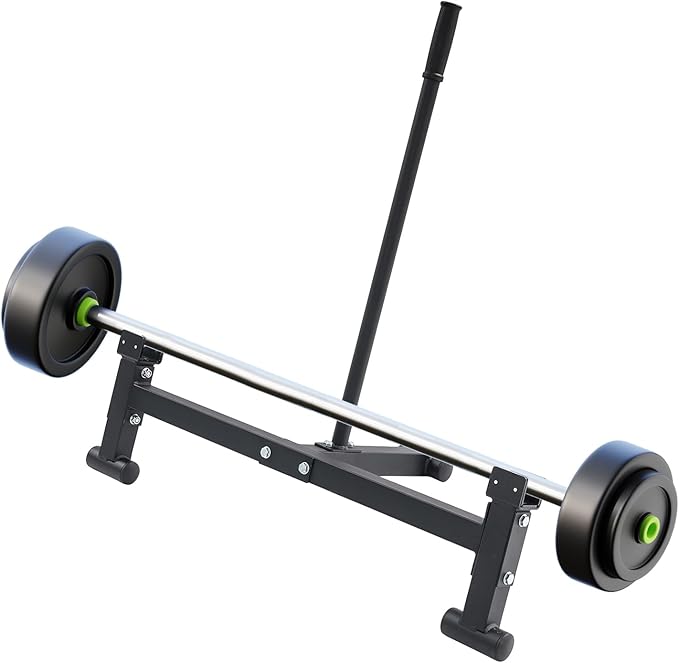 Deadlift Barbell Jack Stand, Heavy Duty Carbon Steel Bilateral Barbell Changer for Easy Changing Plates, Anti-slip Handle Deadlift Stand for Home Gym Exercises, Black