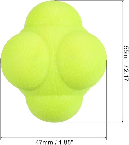 PATIKIL Bounce Reaction Balls, Coordination Ball Agility & Speed Reflex Training Game Sports Ball TPR High Difficulty for Baseball Soccer Softball Basketball
