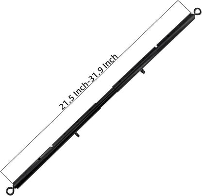 Heavy Duty Stainless Steel Expandable Spreader Bar with 4pcs PU Black--Pink Skull Pattern Detachable Adjustable Straps,Workout Bar for Home Indoor Gym Training Kit
