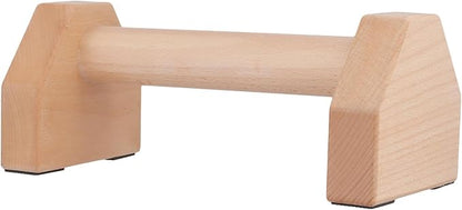 4 PCS Wood Push Up Stands, 2 Pairs Non Slip Base Wooden Parallettes, Push up Handles Exercise Equipment for Fitness, Calisthenics, 10 x 5 x 3.7 inch