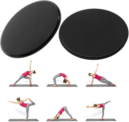 Fitness Sliding Disc Workout Equipment Core Slider Exercise Training Disks for Home Gym Street Workout ABS Material Pink Black Red Blue Green Orange 2 Pack