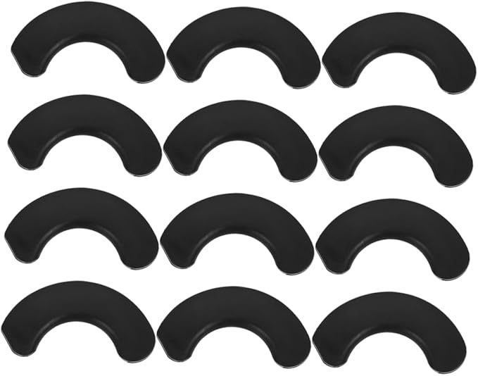 12pcs Dumbbell Crescent Pads for Hip Squats Barbell Pad Barbell Weight Lifting Gym