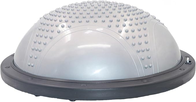Half Exercise Ball, Balance Trainer Stability Workout ABS Plastic Core Training, with Enhanced Grip Non Material, for Home Gym Office Fitness
