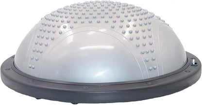 Half Exercise Ball, Balance Trainer Stability Workout ABS Plastic Core Training, with Enhanced Grip Non Material, for Home Gym Office Fitness