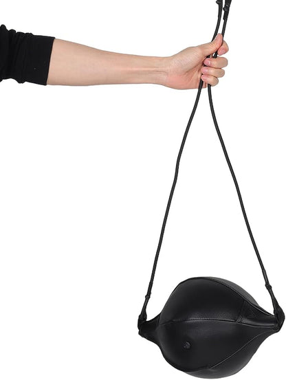 Milisten Double End Boxing Speed Bag Pu Reflex Training Ball with Rope Set for Hand-Eye Coordination Boxing Fitness Home Gym Reaction and Speed Training Equipment