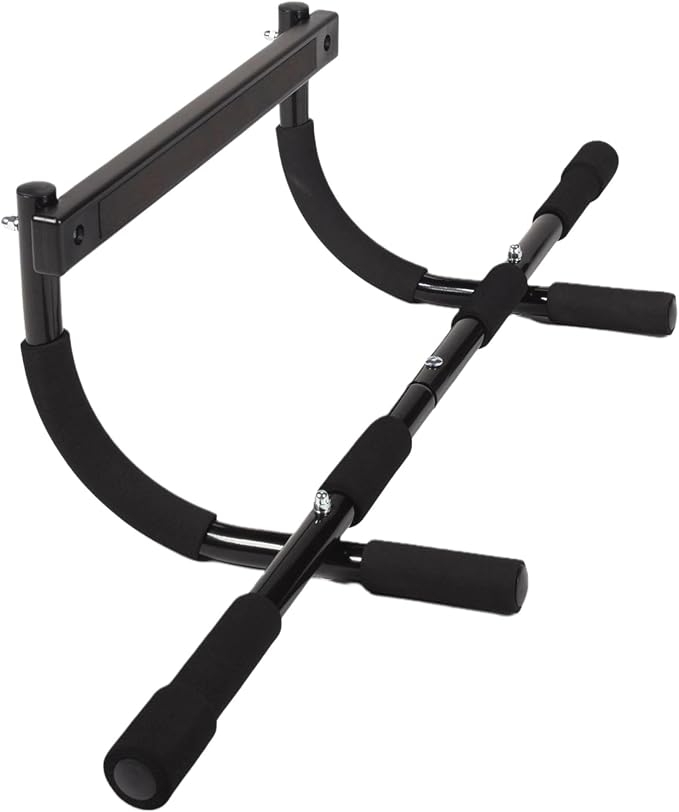 Stamina Products Multi-Function Pull-Up Bar for At-Home Upper-Body Workouts with 12 Grip Options for Targeting Chest, Shoulders, Back, Arms or Core