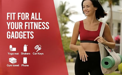 Yoga & Fitness Kit - Non-Slip 6mm Mat, Durable Resistance Tools, Premium Jump Rope, Adjustable Bag, Thigh Trainer | Home Workout & Pilates Essentials for Beginners