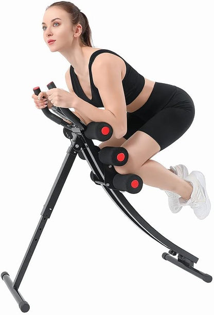 Fitlaya Fitness Core & Abdominal Trainers AB Workout Machine Home Gym Exercise Machine Ab Cruncher Foldable Fitness Equipment