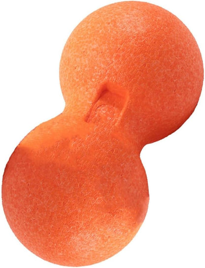 Mikinona Peanut Muscle Massage Roller Epp Deep Tissue Massage Ball for Fitness Orange Single Piece Muscle Relaxation and Trigger Point Therapy