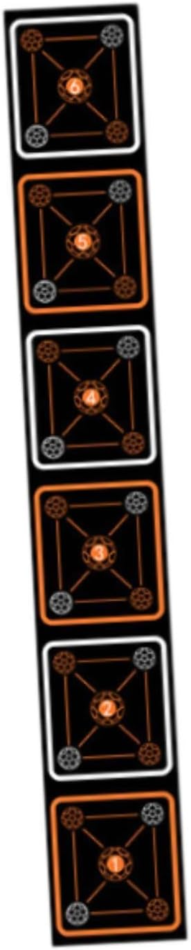 Agility Ladder Mat Training Equipment, Speed Agility Training Ladder, Footwork Practice for Workout, Fitness, Orange