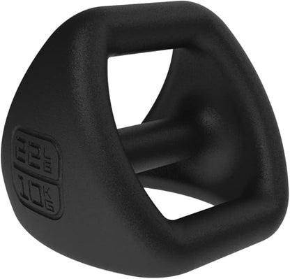 TRX YBell Pro Series 3-in-1 Dumbbell, Kettlebell and Push Up Stand Workout Equipment | Commercial Grade Powder Coated Surface | Perfect for Strength Training & Conditioning Workouts