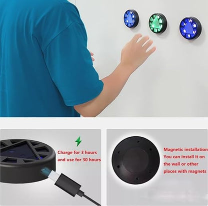 Agile Reaction Training Lamp Set, Reaction Training Lights React Sensory Speed Training Equipment for Sports and Fitness - USB Charging, Last Working 30 Hours+(4)
