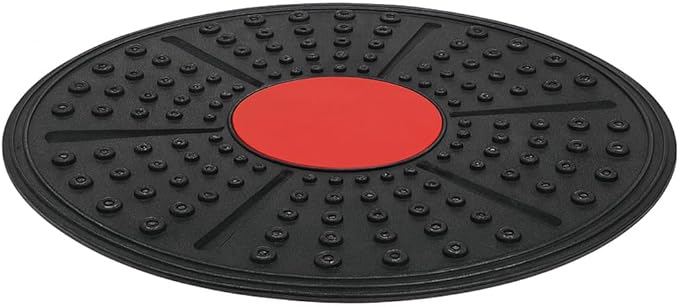 Balance Board 360° Rotating Core Strength & Stability Trainer for Home Gym, Fitness, Physical Therapy & Rehabilitation, Non-Slip Textured Wobble Board for Balance