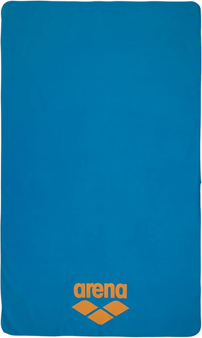 ARENA Microfiber Sports Towel Soft Fabric Ultra Absorbent Thin Extra Light Quick Drying for Pool Beach Gym Traveling Fitness, Turquoise Blue/Parrot