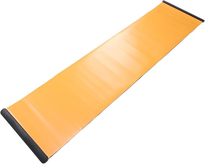 Workout Slide Board, Exercise Sliding Board Equipment with Shoe Booties for Full-Body Strength Training, Speed and Balance Exercises