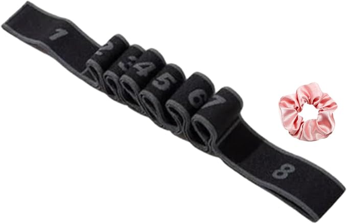 Fitness Resistance Band for Stretching and Yoga, Multifunction Elastic Exercise Bands, 8 Loops Elastic Exercise Bands Fitness Equipment for Full Body Stretching Shaping and Training