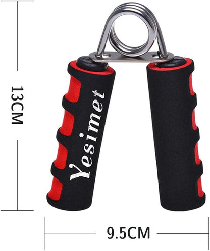 Hand Grip Strengthener Set, Forearm Exerciser, Finger Exercise Gripper, Grip Strength Trainer, hand Trainer-Soft Foam Hand Exerciser for Quickly Increasing Forearm and Hand Grips,2 Pack