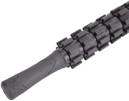 KEENSO 9 Gear Sports Massage Roller Stick Yoga Fitness Muscle Relax,Workout Exercise Equipment,Black,Comfortable to Grip