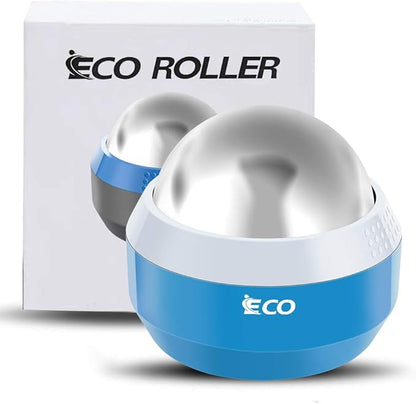 iECO Cold Massage Roller Ball - Ice Roller Ball for Muscles Deep Tissue, Cold & Heat Therapy, Plantar Fasciitis Roller