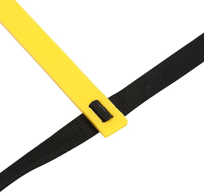 Durable Speed Agility Ladder for Soccer Football Training Portable Foldable Footwork Ladder PP Rungs Nylon Straps 7 10 13 Rung Options