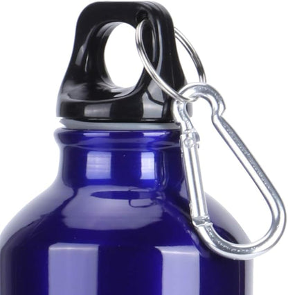 Milltrip Sports Water Bottle, 500ml 750ml Aluminum Blue Water Bottle for Outdoor Gym Fitness Cycling Hiking Climbing Traveling(750ml)