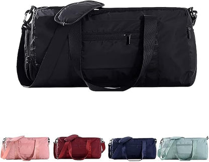 Sports Gym Luggage Travel Bag for Men and Women, Sports Gym Bag, Exercise Duffel Bag, Large Capacity and Light to Carry, Waterproof and Dirt-resistant Foldable Travel Bag ,Gear Black