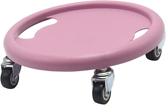 Abdominal Trainer Roller Disc, Fitness Roller Sliding Discs Ab Exerciser 4 Universal Wheels Abdominal Muscle Wheel Home Use for Men Women