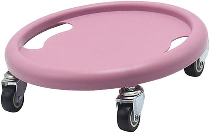 Abdominal Trainer Roller Disc, Fitness Roller Sliding Discs Ab Exerciser 4 Universal Wheels Abdominal Muscle Wheel Home Use for Men Women