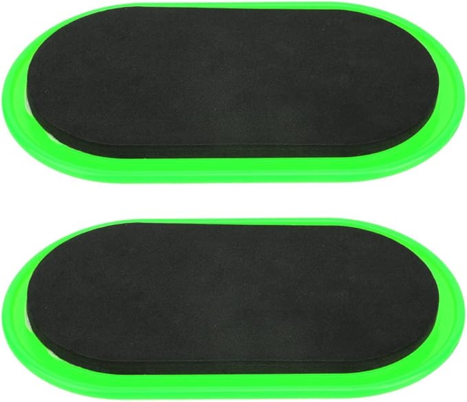 Workout Sliding Disc Sliders, 2 Pcs Core Stability Fitness Equipment, Yellow - Durable EVA and ABS Material, Full Body Muscle Training for Home and Gym