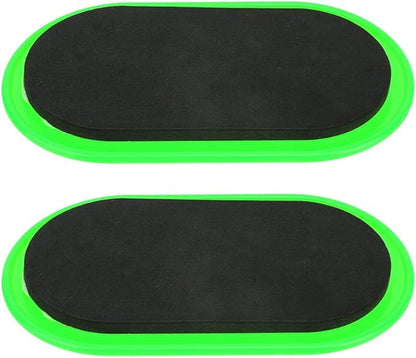 Workout Sliding Disc Sliders, 2 Pcs Core Stability Fitness Equipment, Yellow - Durable EVA and ABS Material, Full Body Muscle Training for Home and Gym