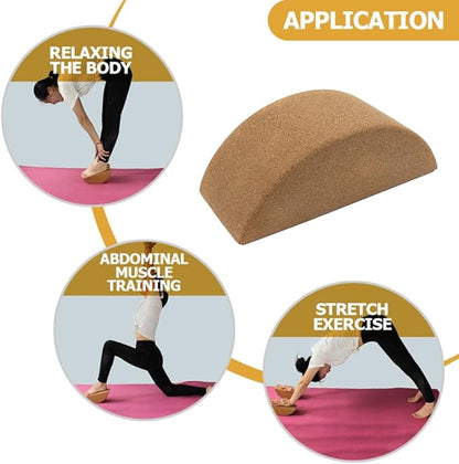 Milisten Multi Function Yoga Brick Block Lightweight Durable Balance Training Tool for Core Muscle Strength Non Slip Design for Stretching and Relaxation for Home