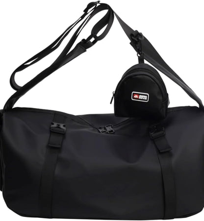 Duffle Bag for Men, Large Gym Travel Bag, Lightweight Weekend Carry On Bag, Multi-Pocket Sports Duffel for Fitness, Work, Overnight, and Short Trips