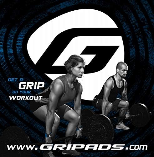 Gripad PRO Weight Lifting Gloves | Heavy Duty Straps | Alternative Power Lifting Hooks | Best for Deadlifts | Adjustable Neoprene Padded Wrist Wraps Support Bodybuilding