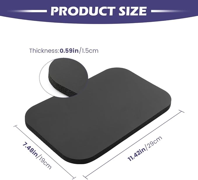 Yoga Knee Pad, Exercise Fitness Yoga Knee Pad Cushion, Foam Floor Pilates Non-Slip Cushions Wrist Elbow Pad Sports Mat for Pilates, Pray, Exercises