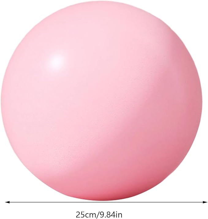 Fitness Balance Ball, Small Exercise Training Tool, Anti Burst Stability Support for Workouts, Flexible PVC Design, Yoga Pilates Equipment, Body Shaping Exercise Women Home Use