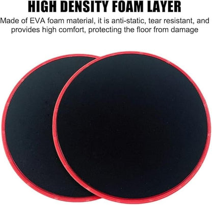 Pilates Board,10PCS Core Sliders, 7.8in Workout Sliders, Dual Sided Exercise Gliding Discs for Women Men Abdominal Core Strength Deep Squats Lunges Pushups