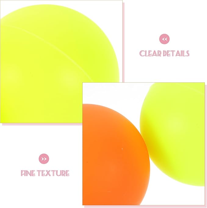 2pcs Solid Silicone Massage Ball Set for Myofascial Release Deep Tissue Therapy and Mobility for Yoga Physical Therapy and Muscle Recovery